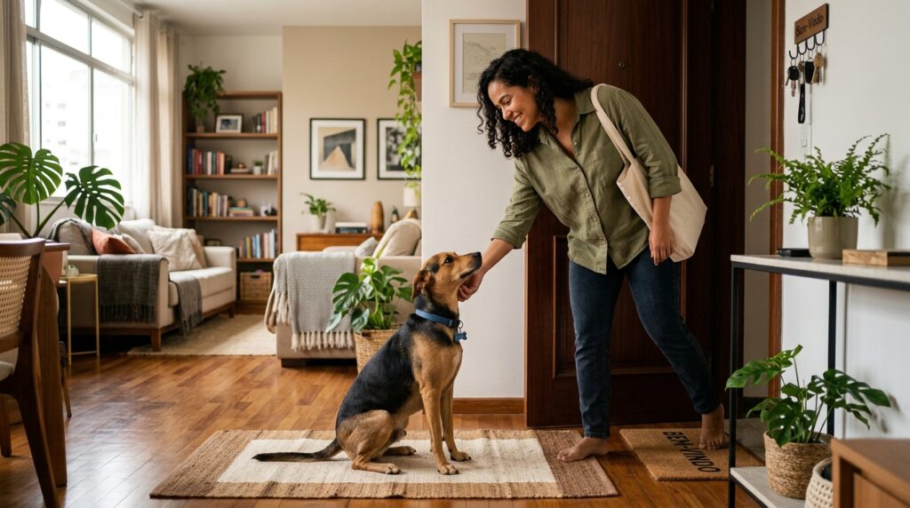 Especialistas em adestramento canino concordam: "Cumprimentar seu cachorro ao entrar em casa é a semente da má educação."