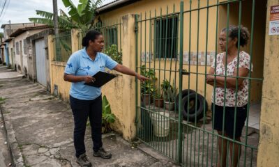 Agente comunitário de saúde encontra 14 focos de dengue em um único quintal e a multa da vigilância chega ao morador que se recusou a abrir o portão três vezes