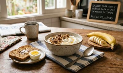 Depois dos 50, estes 6 lanches simples ajudam a incluir mais proteína sem transformar a alimentação em dieta complicada