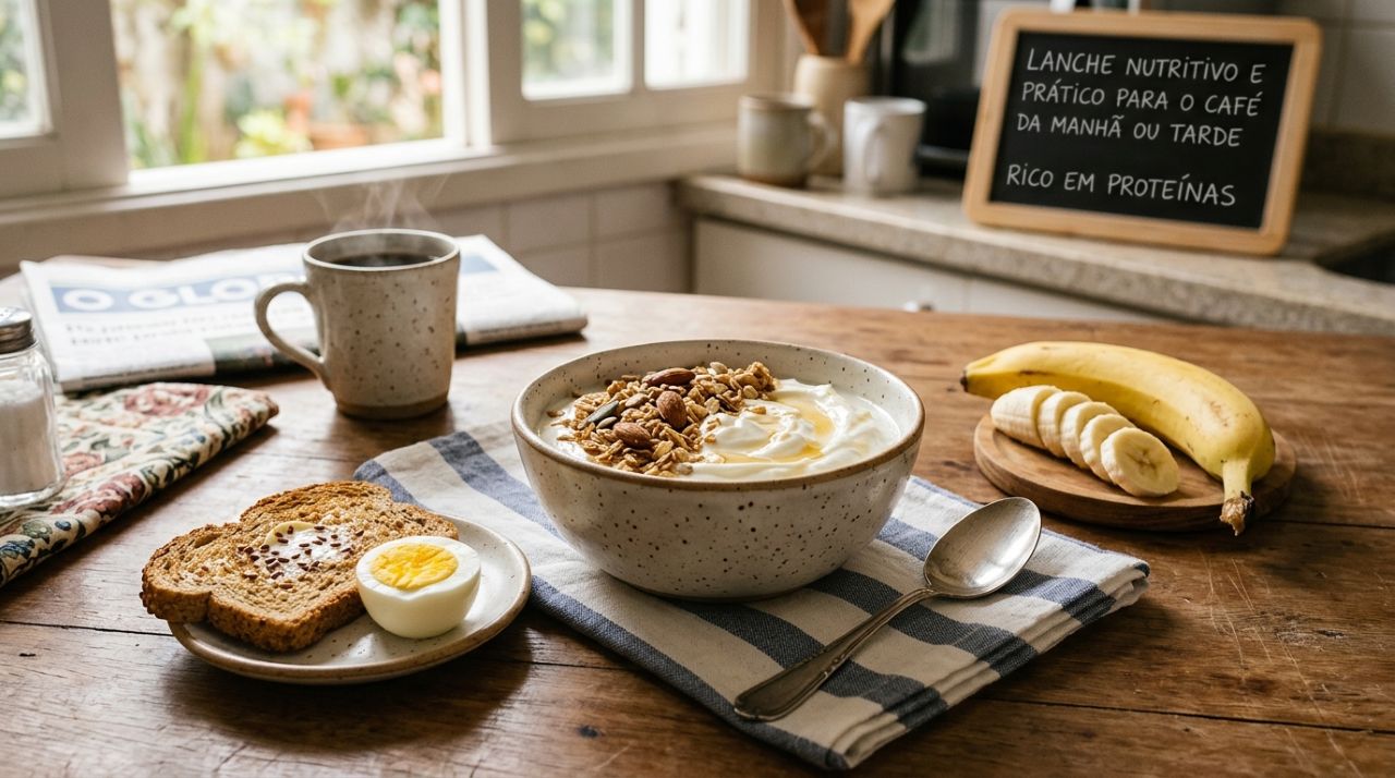 Depois dos 50, estes 6 lanches simples ajudam a incluir mais proteína sem transformar a alimentação em dieta complicada