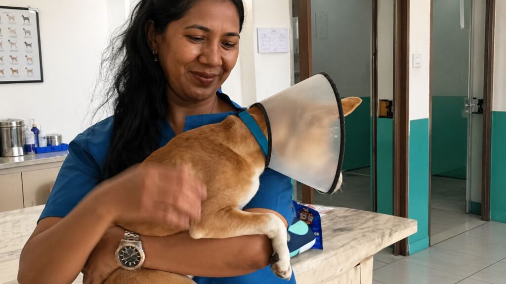 Cachorra escapa de caminhão de carne, é resgatada e finalmente encontra a família que sempre mereceu
