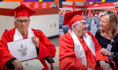 Aos 102 anos, ela largou a escola ainda adolescente para sustentar a família durante a Segunda Guerra, nunca voltou, e mais de oitenta anos depois recebeu das mãos da direção o diploma honorário do ensino médio que ficou pendente a vida inteira