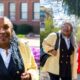 Aos 76 anos, bisavó e criando sozinha a bisneta de 11, ela terminou a graduação em Sociologia que tinha começado mais de cinquenta anos antes, e levou a menina junto para assistir à entrega do diploma