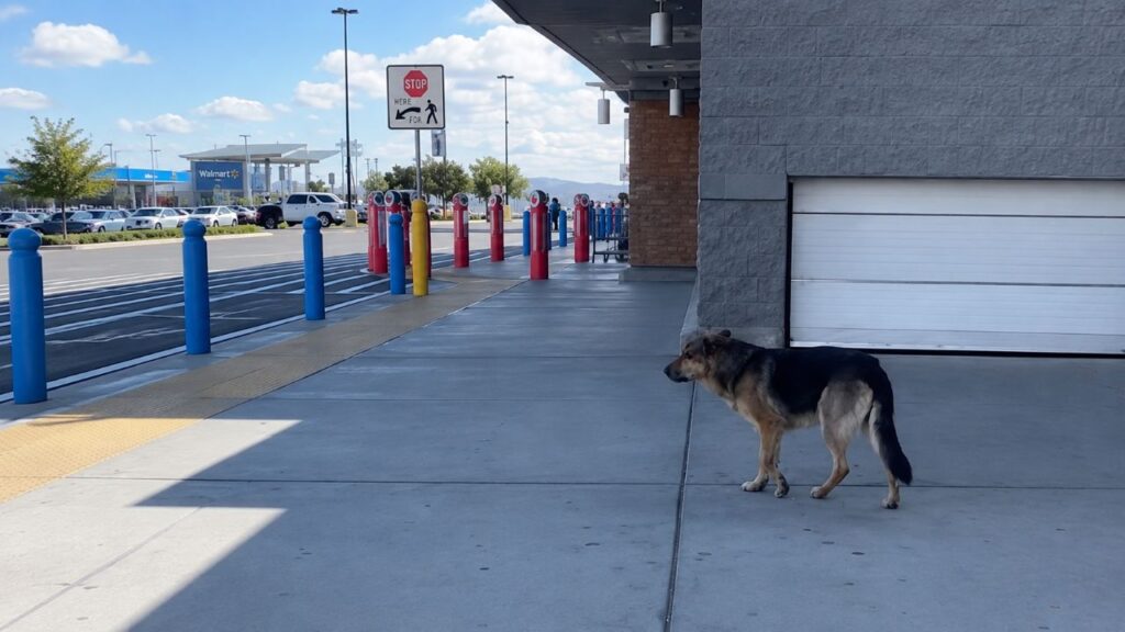 Pastor Alemão espera por 6 horas em frente a um Walmart até que uma pessoa finalmente pare para ajudá-lo e mude sua história