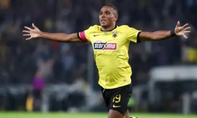 Botafogo nega interesse em Eliasson, atacante do AEK