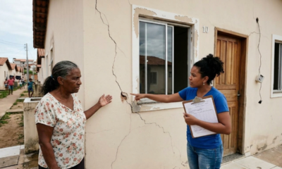 Filha cadastra a mãe de 68 anos no Minha Casa Minha Vida para sair do aluguel de R$ 1.400, aprovação sai em 7 meses, mas na vistoria descobre que a construtora entregou a casa com 11 defeitos que o banco se recusa a resolver
