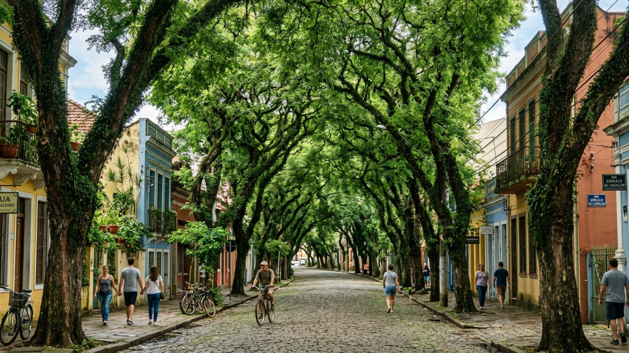 Parece um filme, mas é no Brasil: onde fica a rua mais bonita do mundo, com 156 árvores que formam um túnel verde e é a 1ª rua da América Latina protegida como patrimônio ecológico