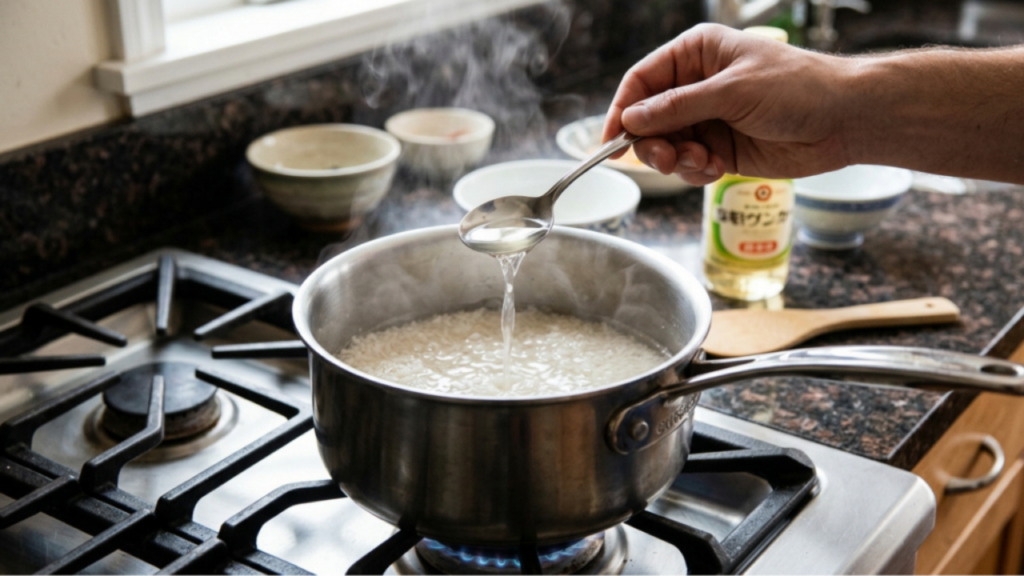 Colocar uma colher de vinagre no preparo do arroz: para que serve e por que é recomendado para o resultado final do preparo
