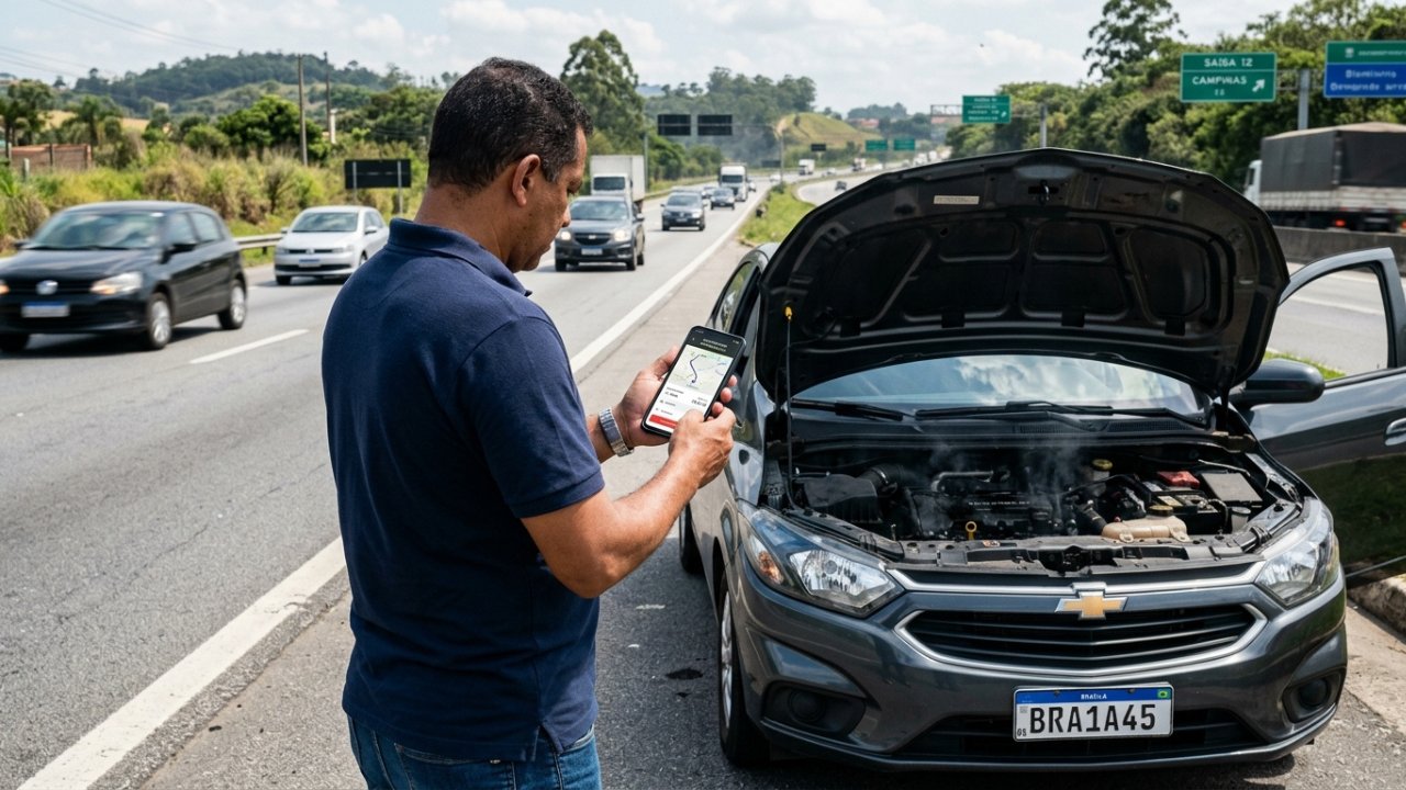 Motorista de aplicativo compra carro seminovo por R$ 38 mil, financia em 48 vezes com parcela de R$ 950 e no terceiro mês o motor funde na rodovia