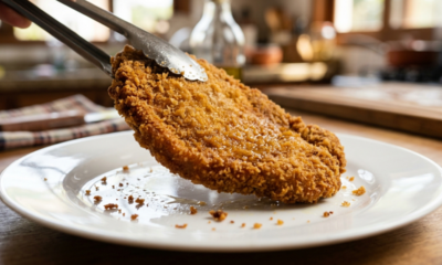 Chefs de cozinha concordam: "Para o bife à milanesa não soltar a casquinha, não frite em óleo frio, mas empane duas vezes e mergulhe a 170°C"