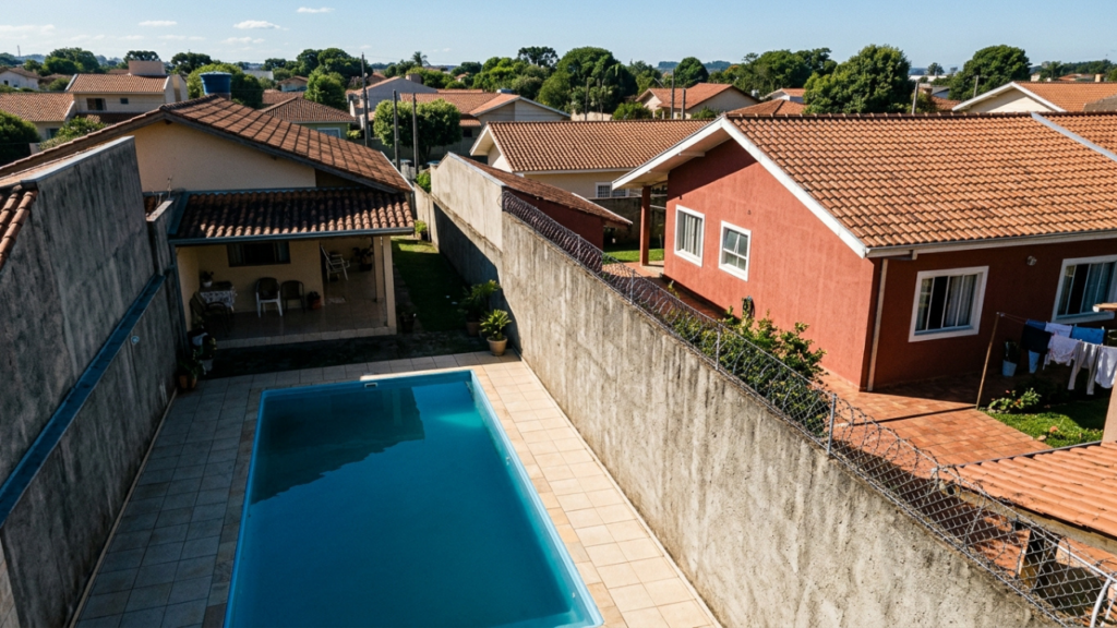Vizinho levanta paredão de 4 metros para cobrir piscina com sombra por vingança de festa até as 23h, perde ação por abuso de direito e paga R$ 1.200 por dia de atraso