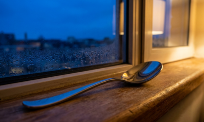 Colocar uma colher de metal perto da janela durante a noite: para que serve e o que acontece com o vidro ao amanhecer