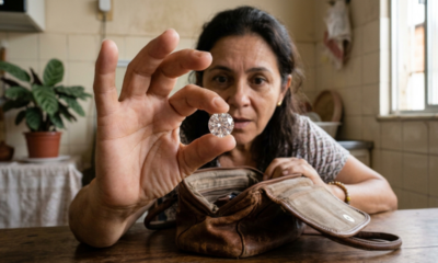Mulher compra bolsa de R$ 40 em brechó, acha diamante de 3 quilates no forro e tribunal garante a posse do achado após 12 meses de buscas