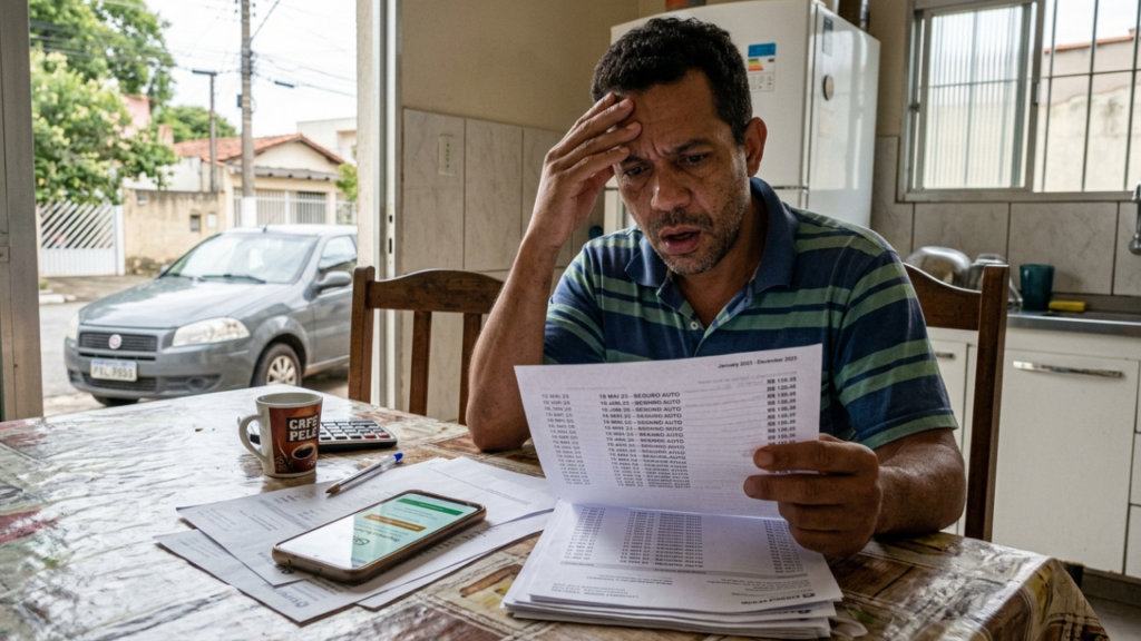 Motorista cancela seguro de carro de R$ 250 por mês direto no aplicativo, empresa ignora o clique, continua debitando no cartão de crédito por um ano e é condenada a devolver R$ 6 mil