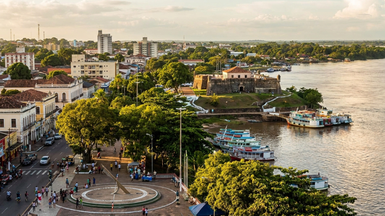 A única capital brasileira cortada pela Linha do Equador com um obelisco de 30 metros que vira um relógio de sol duas vezes por ano