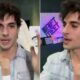 Fiuk em vídeo, cabelo castanho, camisa jeans, gesticulando. Ao fundo, placa 'FIUK' e 'DRIFT MEET'