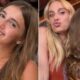 Angélica e a filha Eva Huck posam para selfie fazendo bico e Eva sorrindo em imagem dividida