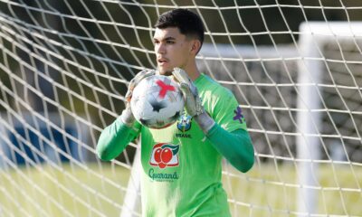 Ancelotti confirma goleiro do Coritiba como titular da Seleção Brasileira
