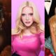 Taylor Swift com tiara, Madonna de cabelo solto e Sabrina Carpenter com vestido brilhante