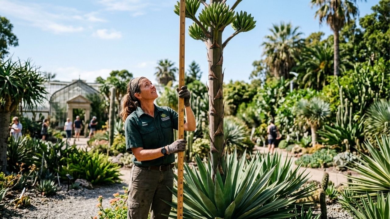 A planta que passa até 30 anos sem florescer e, quando finalmente floresce, morre logo depois