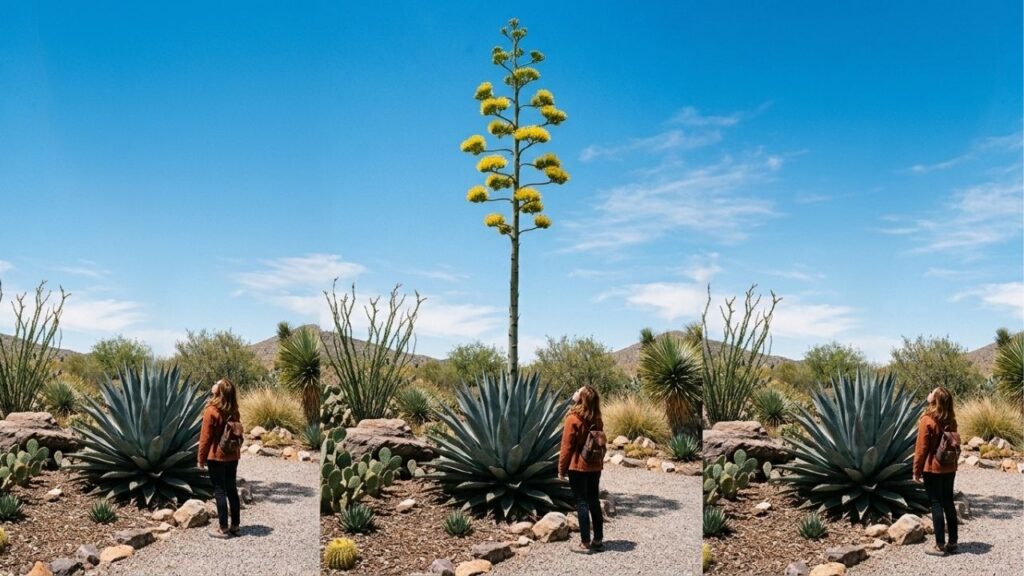 A planta que passa até 30 anos sem florescer e, quando finalmente floresce, morre logo depois