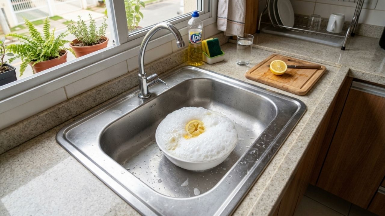 Misturar bicarbonato de sódio com limão na cozinha: para que serve e em quais superfícies funciona