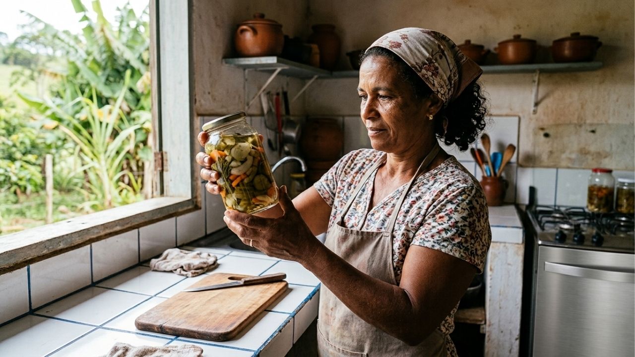 A técnica caseira com potes de vidro que conserva alimento por semanas sem geladeira, usada em áreas rurais sem energia constante