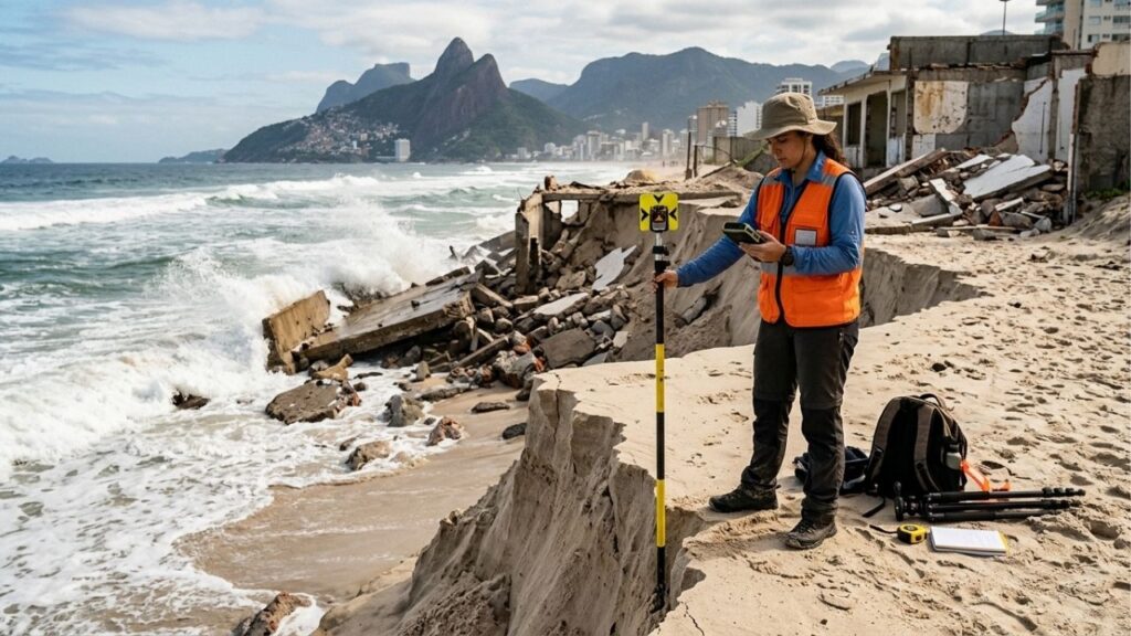 A vila costeira brasileira monitorada há vinte anos pela ciência, que mostra exatamente onde o mar já não deveria ter construção
