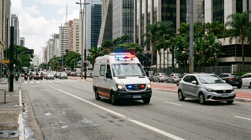 Uma infração comum entre brasileiros ao dirigir que pode gerar multa de R$ 1.467 e 7 pontos na CNH é deixar de dar passagem a veículo de emergência em serviço