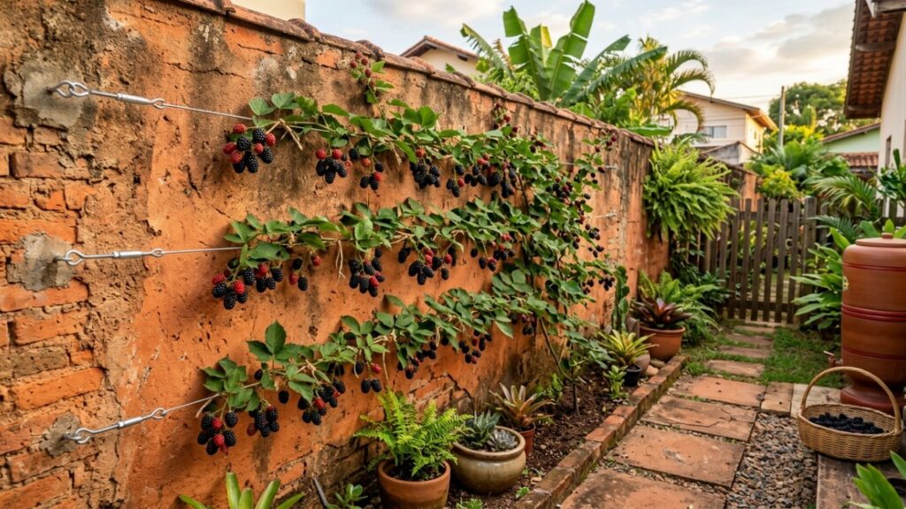 4 plantas frutíferas que podem crescer em cercas e pergolados, economizam espaço e ainda deixam o jardim mais bonito e produtivo
