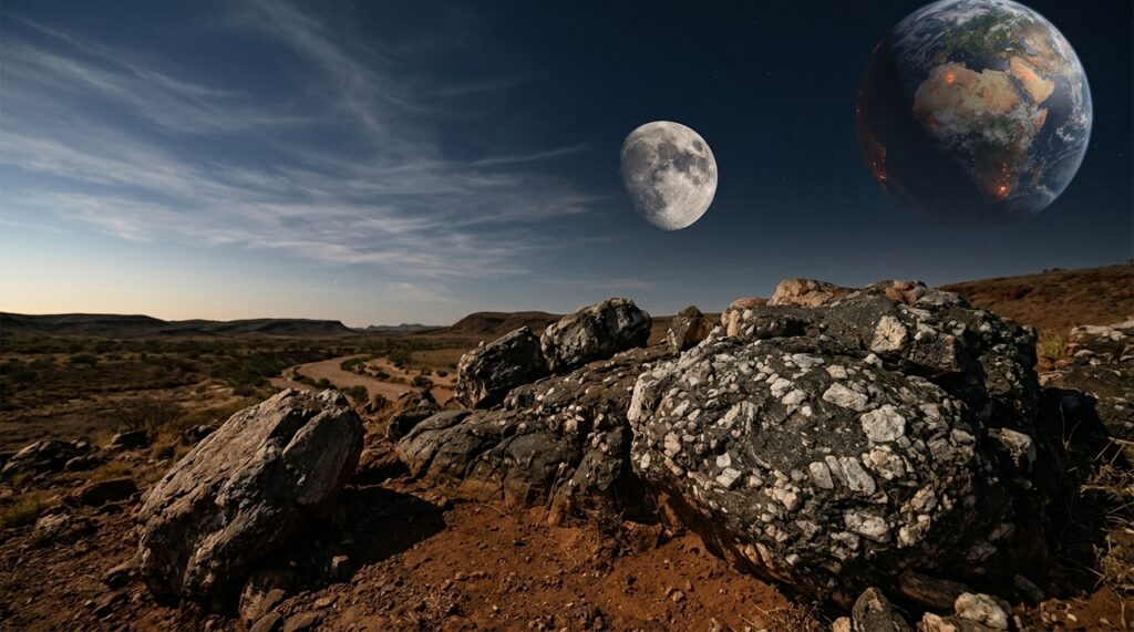 Rochas de 3,7 bilhões de anos guardam uma pista que aproxima ainda mais a origem da Terra e da Lua