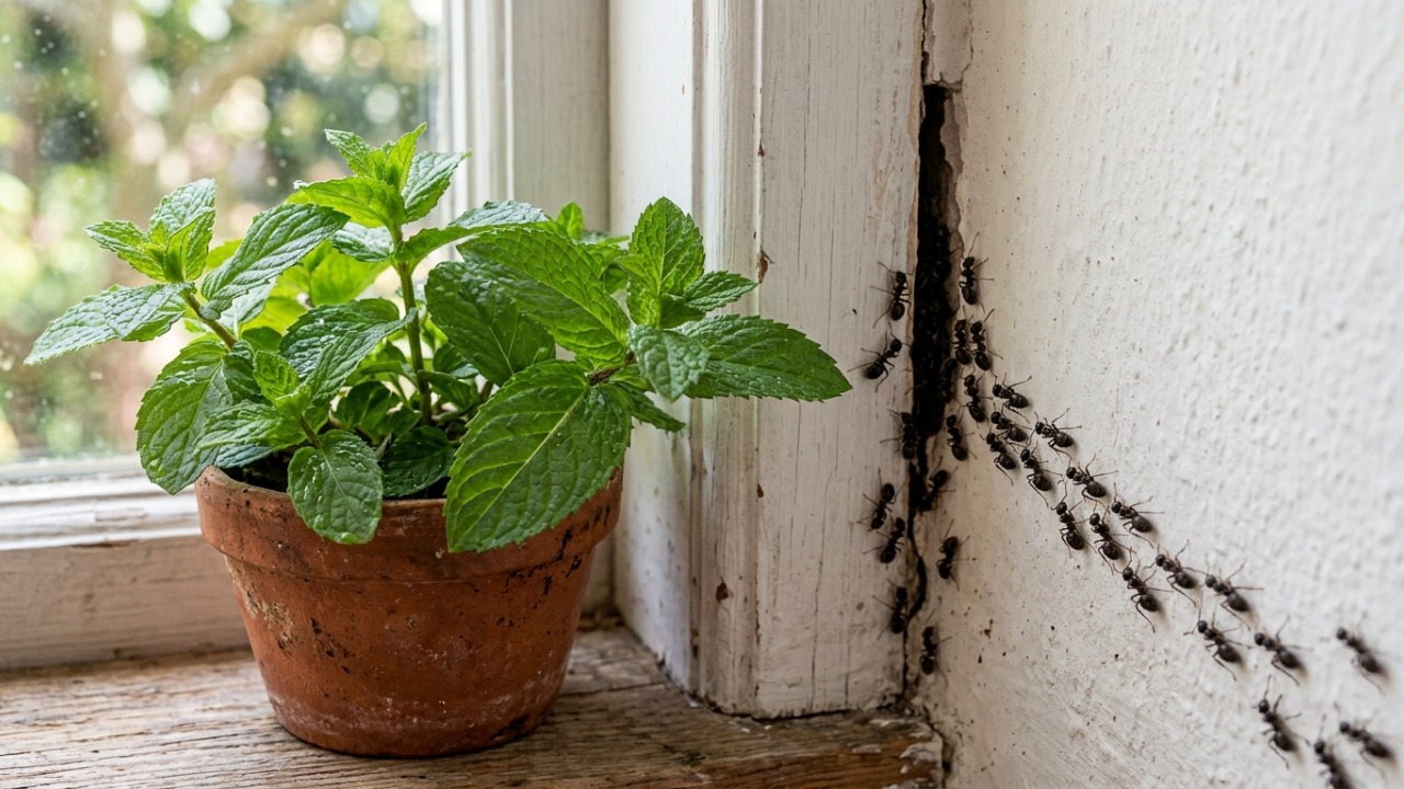 Especialistas em pragas afirmam: “Para afastar formigas da cozinha, não adianta apenas matar as que aparecem; estas 3 plantas aromáticas podem ajudar a reduzir a passagem perto de janelas e bancadas”