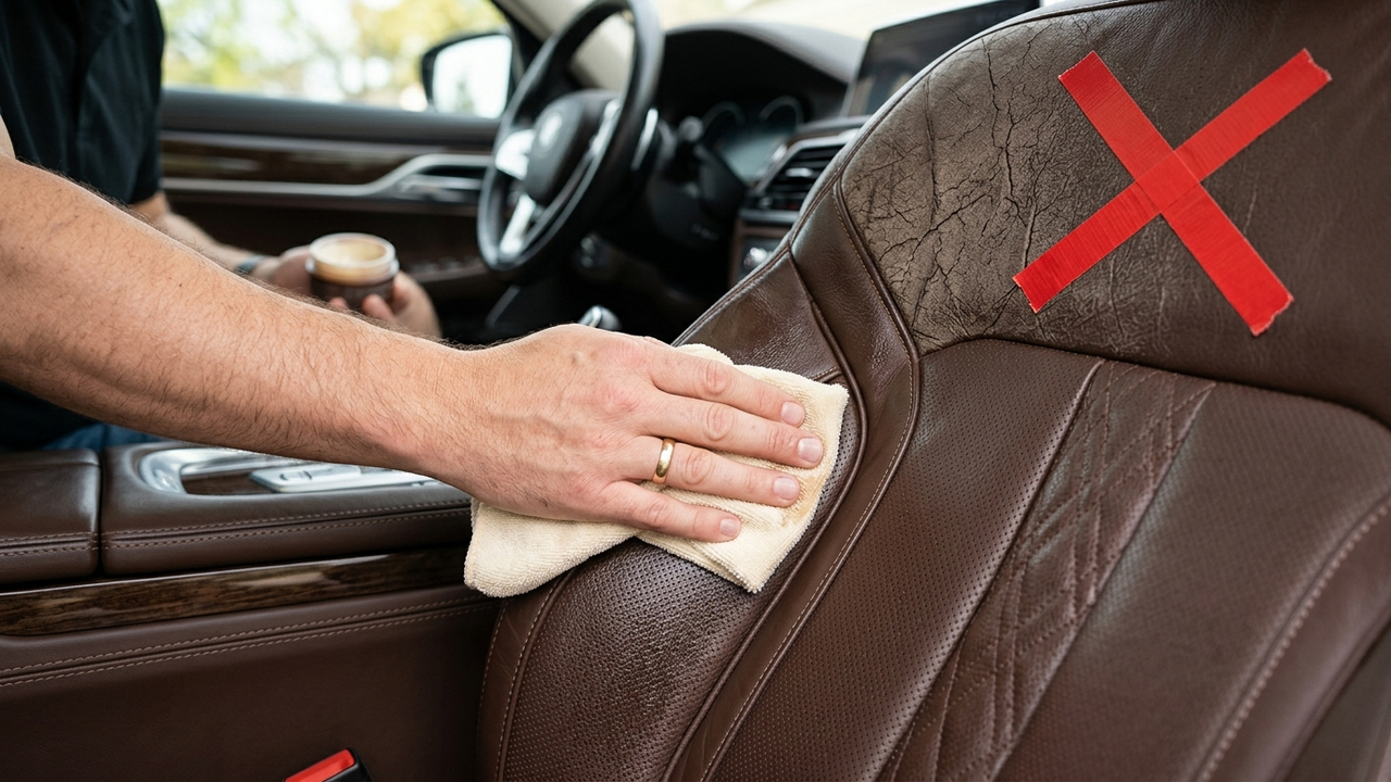 Adeus bancos de couro ressecados e rachados: a técnica simples de hidratação semestral para proteger o estofado do carro contra o sol forte