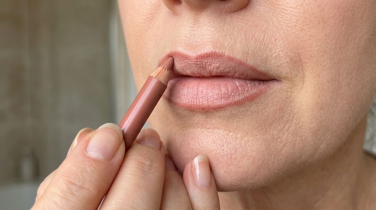 Depois dos 50, o batom pode escapar pelas linhas dos lábios e especialistas em beleza revelam o truque antes da aplicação que ajuda a evitar o problema