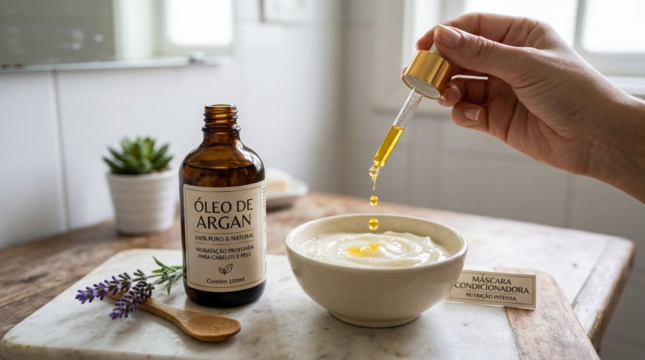 Colocar algumas gotas de óleo de argan no condicionador para que serve esse truque que ajuda no brilho e na maciez dos fios e por que recomendam