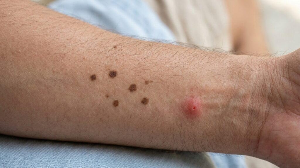 Nem sempre é apenas uma cicatriz: a mancha escura que aparece depois de uma picada de mosquito tem uma explicação e pode levar meses para desaparecer