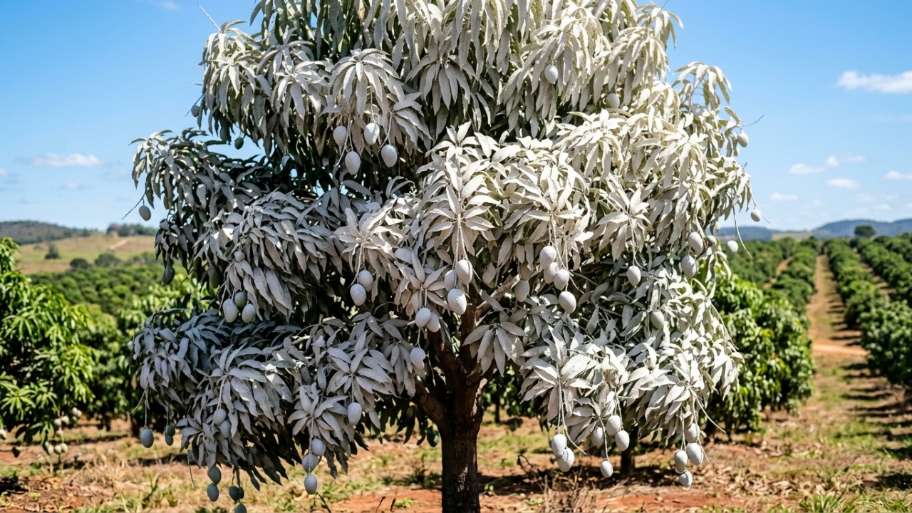 Pulverizar caulim nas plantas: para que serve esse mineral branco e por que ele pode virar aliado contra pragas e queimaduras de sol