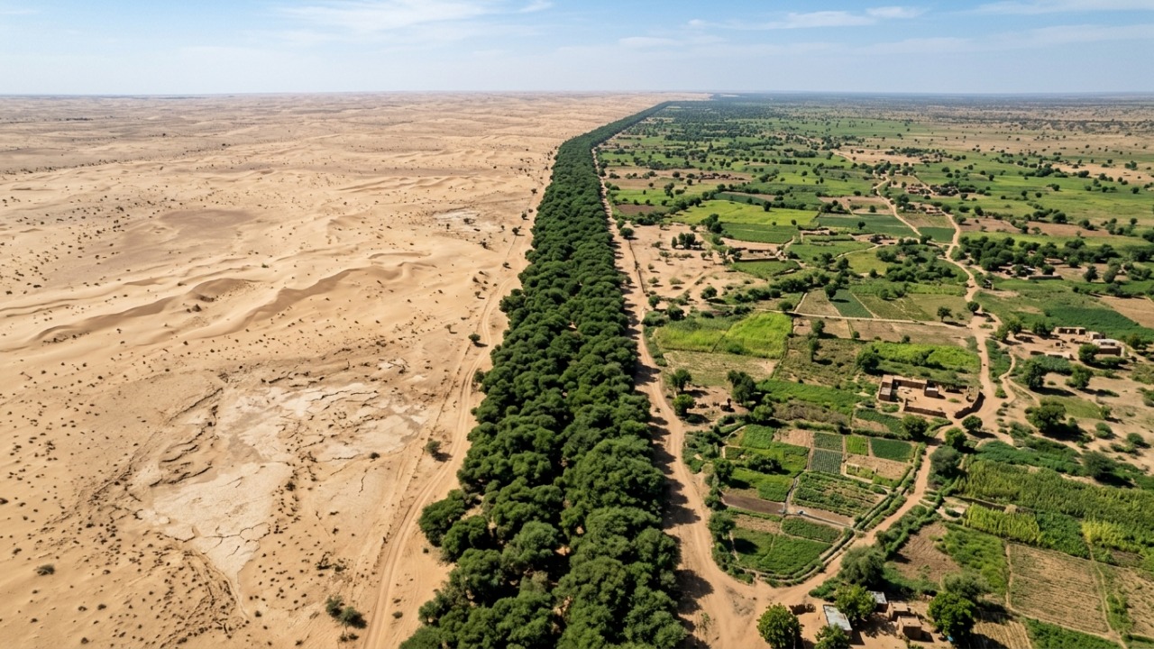 Está sendo construída uma “muralha de árvores” de 8 mil quilômetros que vai atravessar a África, conter o avanço do deserto e ainda ajudar milhões de pessoas com alimento e renda