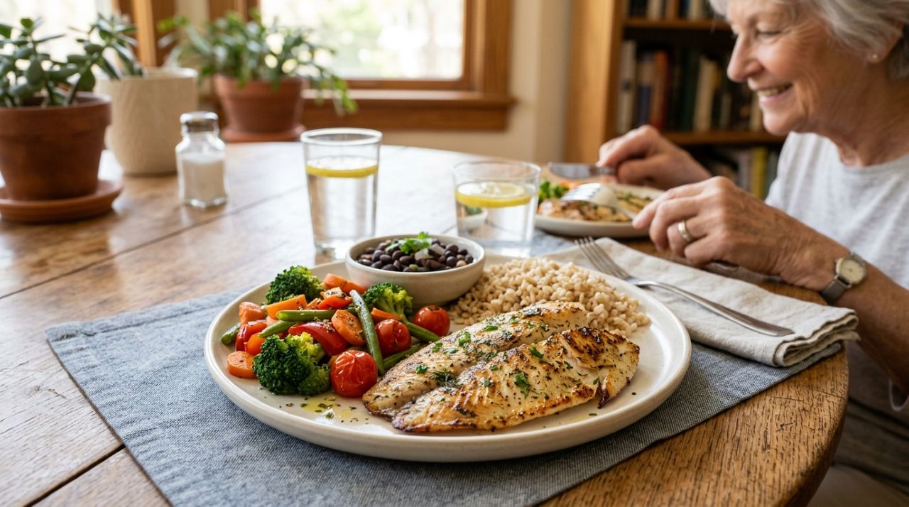 5 hábitos de alimentação saudável para adotar aos 60 anos e por que colocar a proteína em primeiro lugar pode ajudar a preservar força, saciedade e qualidade da alimentação no dia a dia