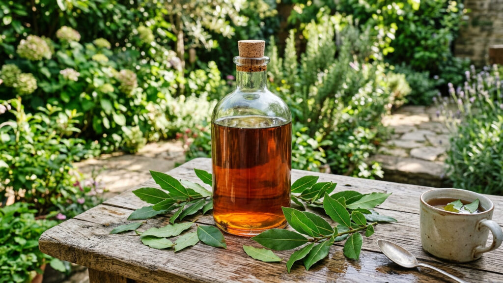 Borrifar chá de louro concentrado no jardim: o repelente natural potente que afasta traças, percevejos e pulgões sem agredir as folhas
