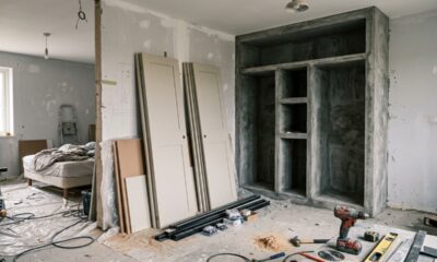 Quanto custa construir um guarda-roupa de cimento no quarto e por que essa solução pode sair mais barata do que comprar um móvel tradicional