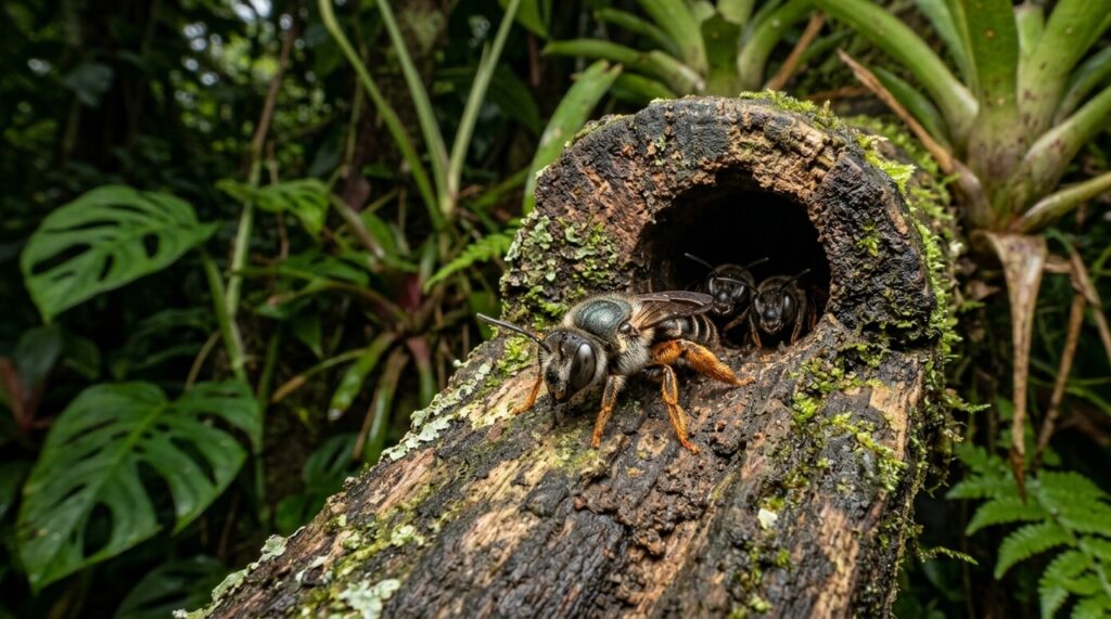 Eles descobrem o surpreendente "segredo" que as rainhas abelhas usam para convencer suas filhas a não saírem do ninho