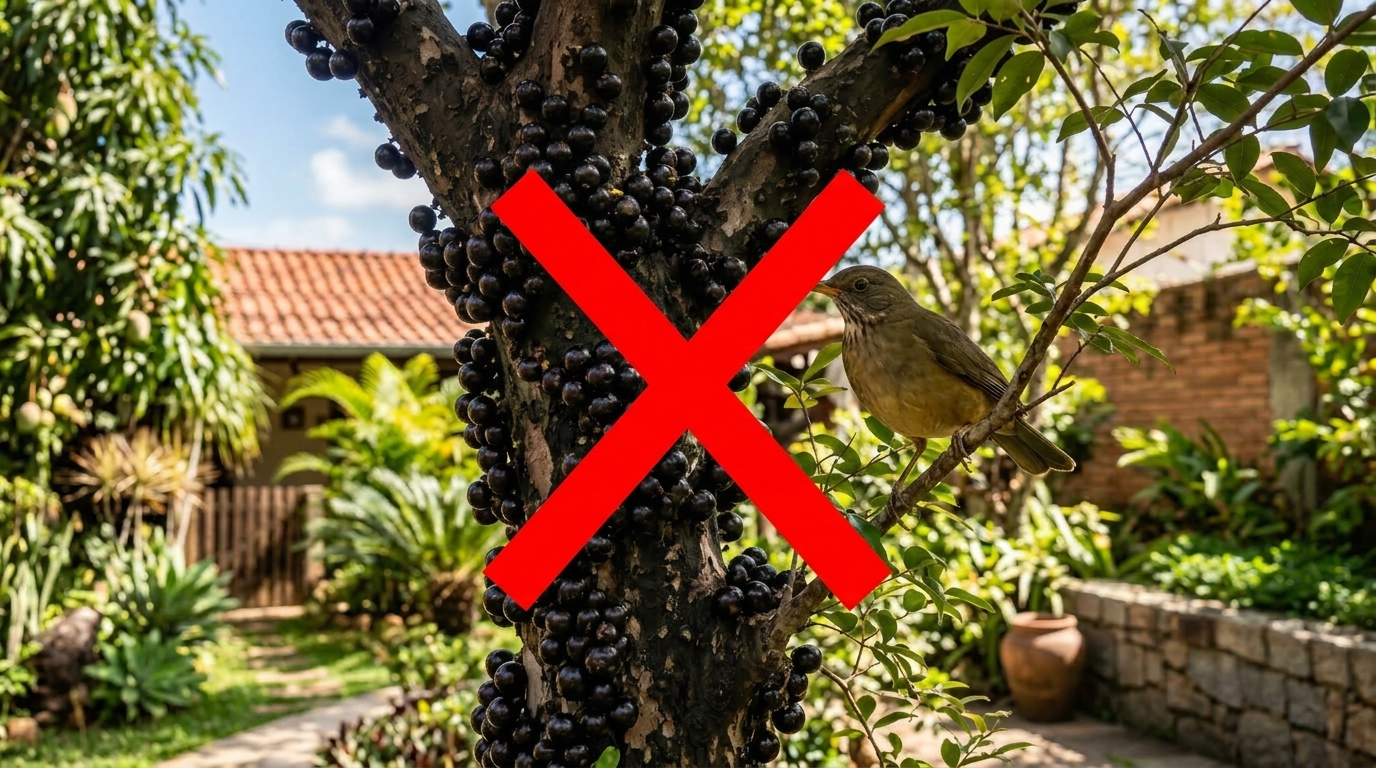 Adeus jabuticaba: essa fruta nativa nasce direto no tronco, frutifica duas vezes por ano e enche o quintal de sabiás