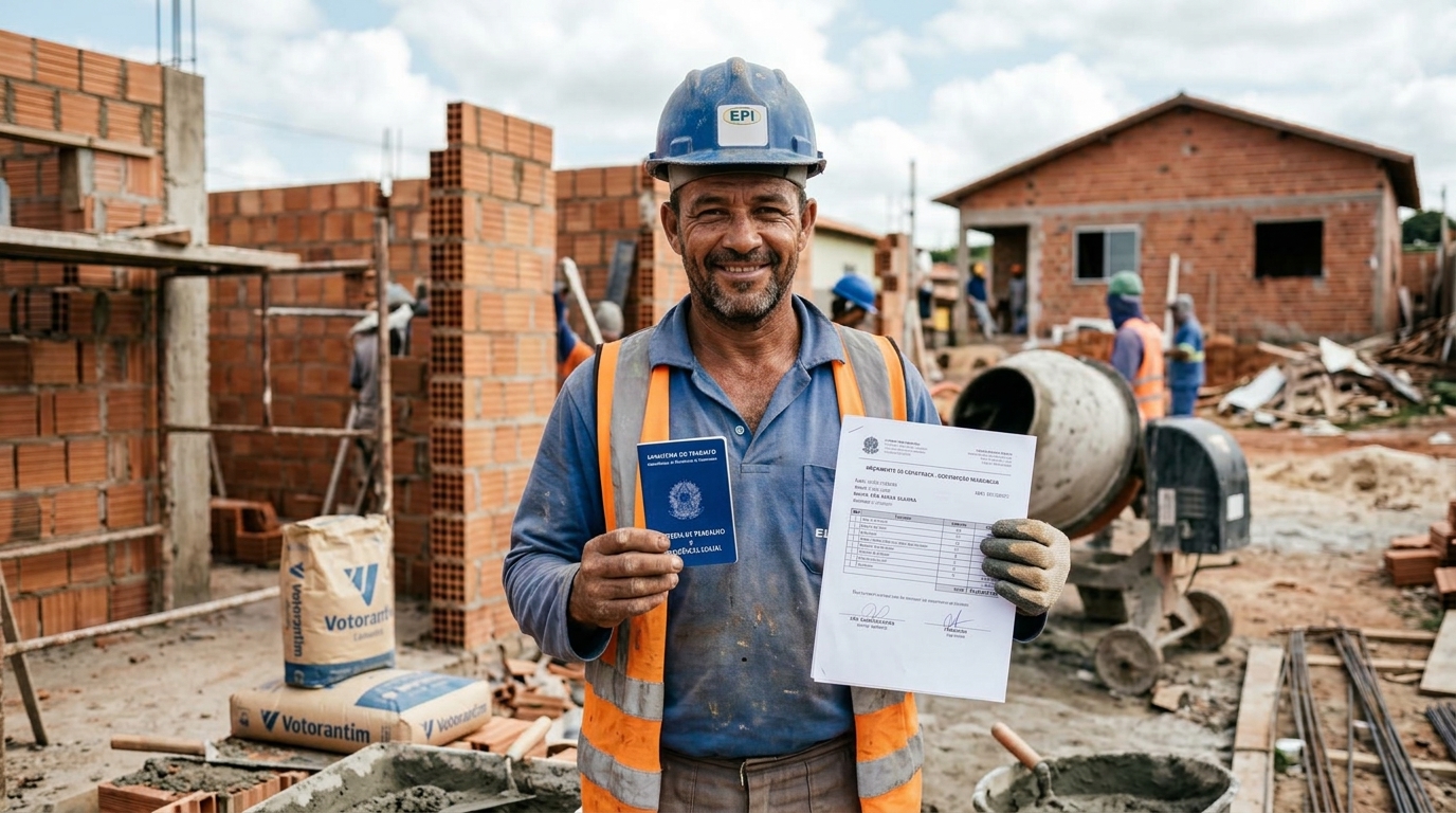 Antônio Souza, 47 anos, pedreiro: "Recusei uma vaga com registro de R$ 4.200 porque na empreitada eu tiro isso em duas semanas"