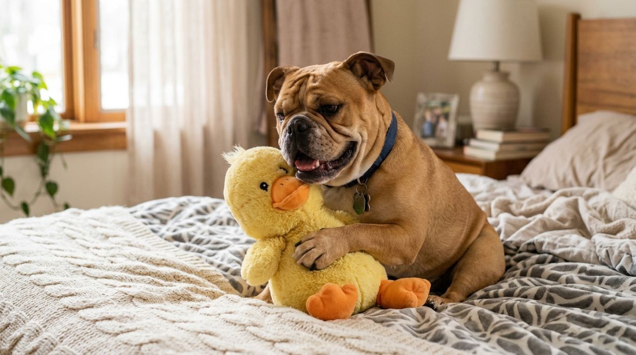Vidente recomenda pato amarelo para cão adotado que não gostava de brinquedos, e reação do animal surpreende a tutora