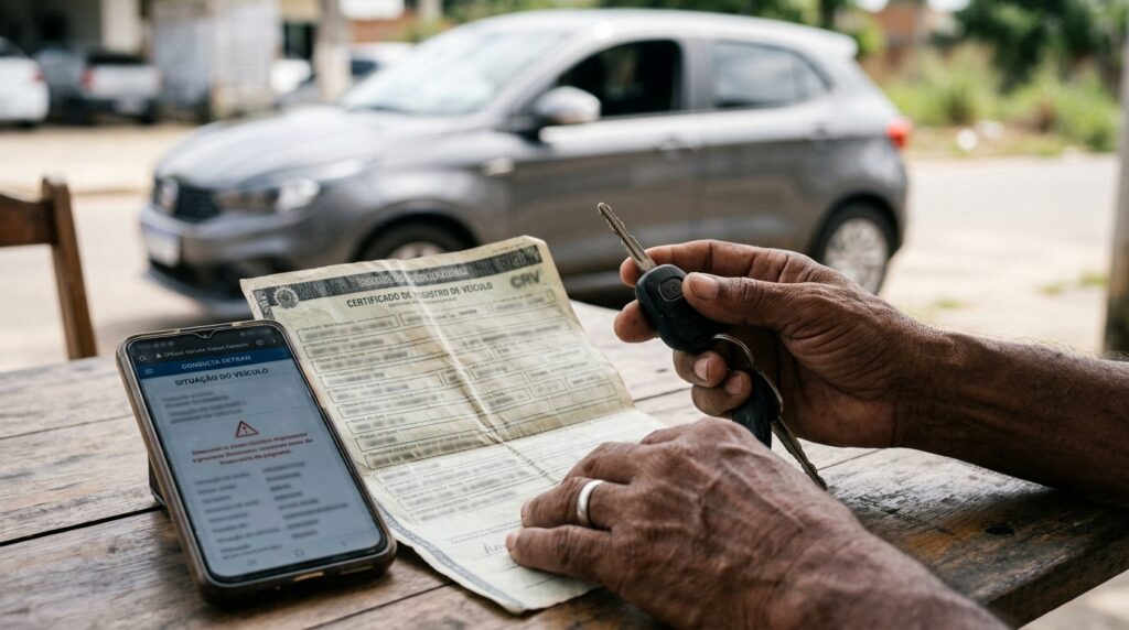 Aposentado saca R$ 60 mil do FGTS para quitar o carro, dá entrada e descobre no cartório que o veículo tem alienação em nome de terceiro e o dinheiro já não pode voltar