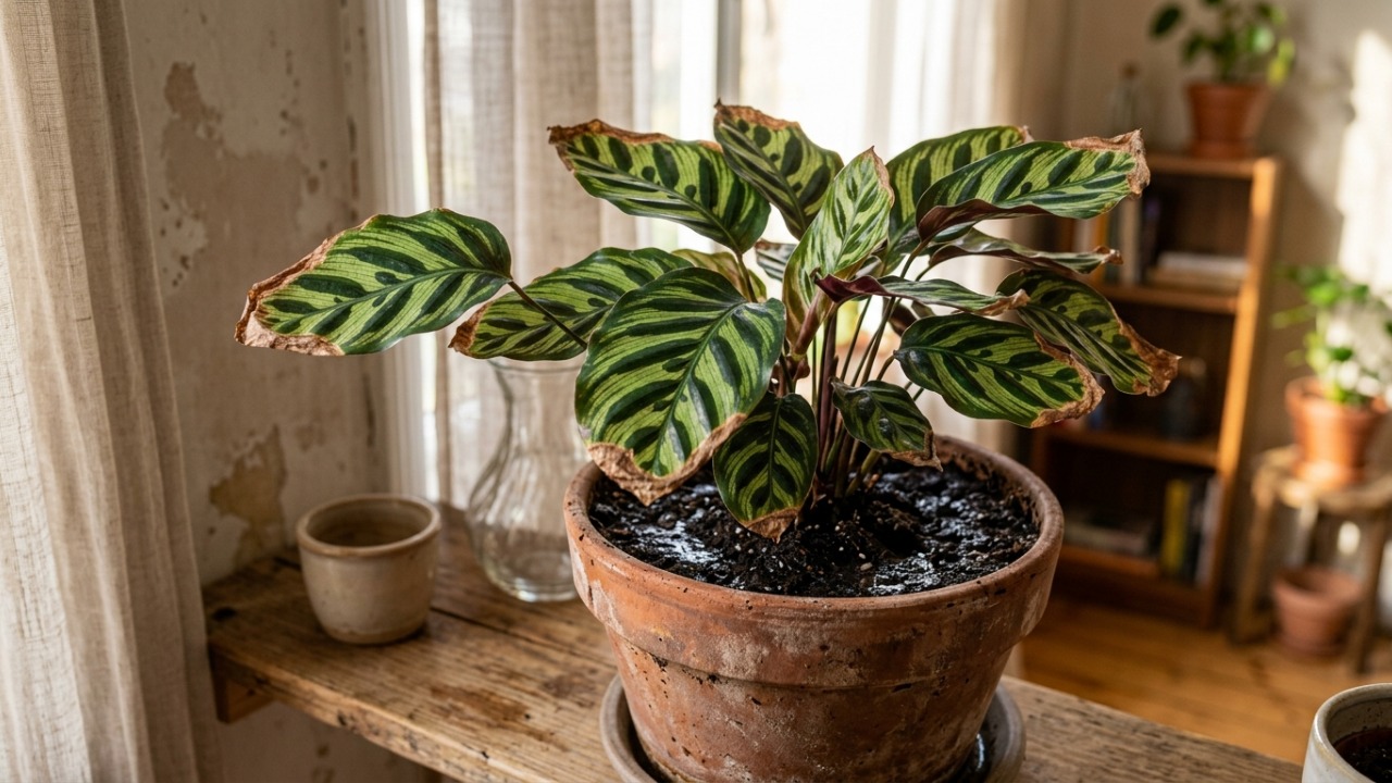 Especialista em plantas afirma: “Se as folhas estão com pontas marrons e secas, o problema pode não ser falta de água, mas baixa umidade no ambiente”