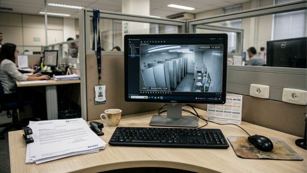 Empresa monitora funcionários por câmeras no banheiro e é condenada a pagar R$ 100 mil por violação de privacidade