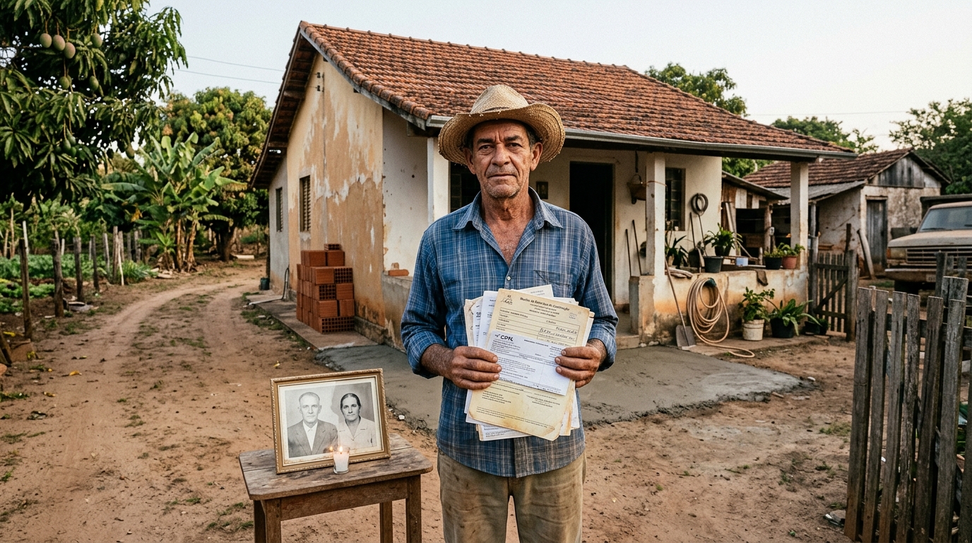 Caseiro de chácara recebeu o imóvel "de boca" para morar há 12 anos, reformou tudo com dinheiro próprio e agora alega usucapião, já que o antigo dono faleceu e a família nunca procurou o lugar