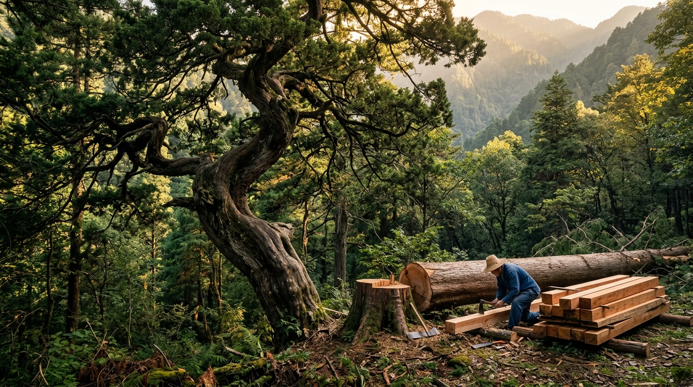 Provérbio chinês do dia: “Uma árvore torta vive sua própria vida, mas uma árvore reta se torna madeira.”
